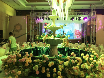 富都商贸香格里拉婚礼现场４